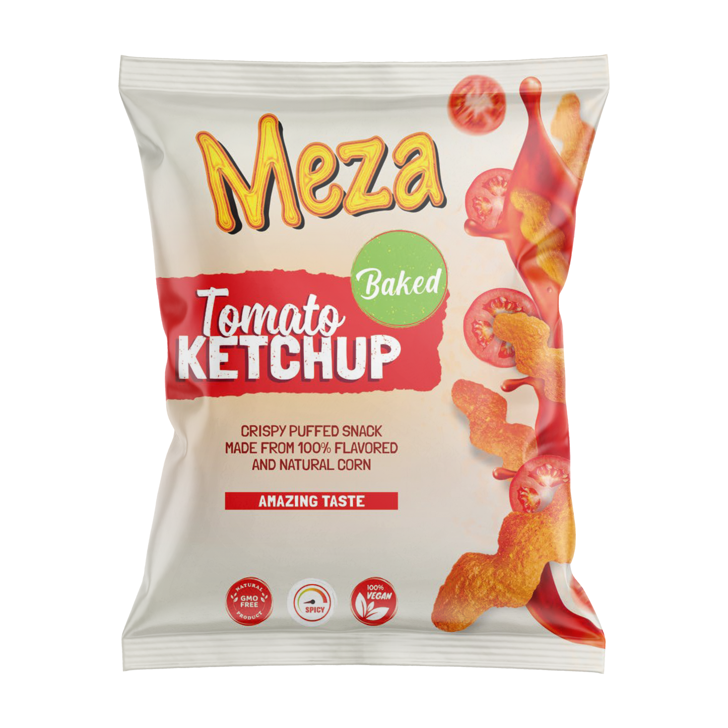 Majspuffar 45 gr (Ketchup) الكاتشب