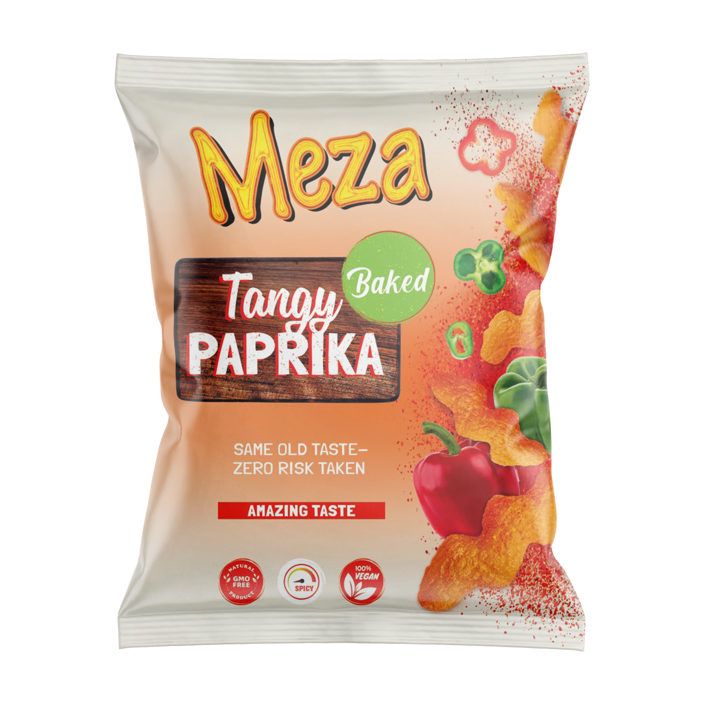 Majspuffar (Tangy Paprika)