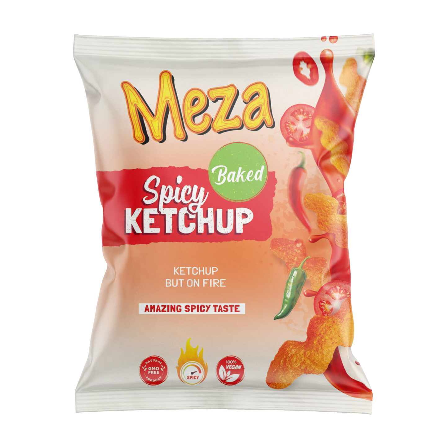 Majspuffar 45 gr (Spicy Ketchup) الكاتشب الحار