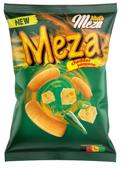 Majsbågar 135 gr (Ost & Jalapeno) بالجبنه و الهالبينو